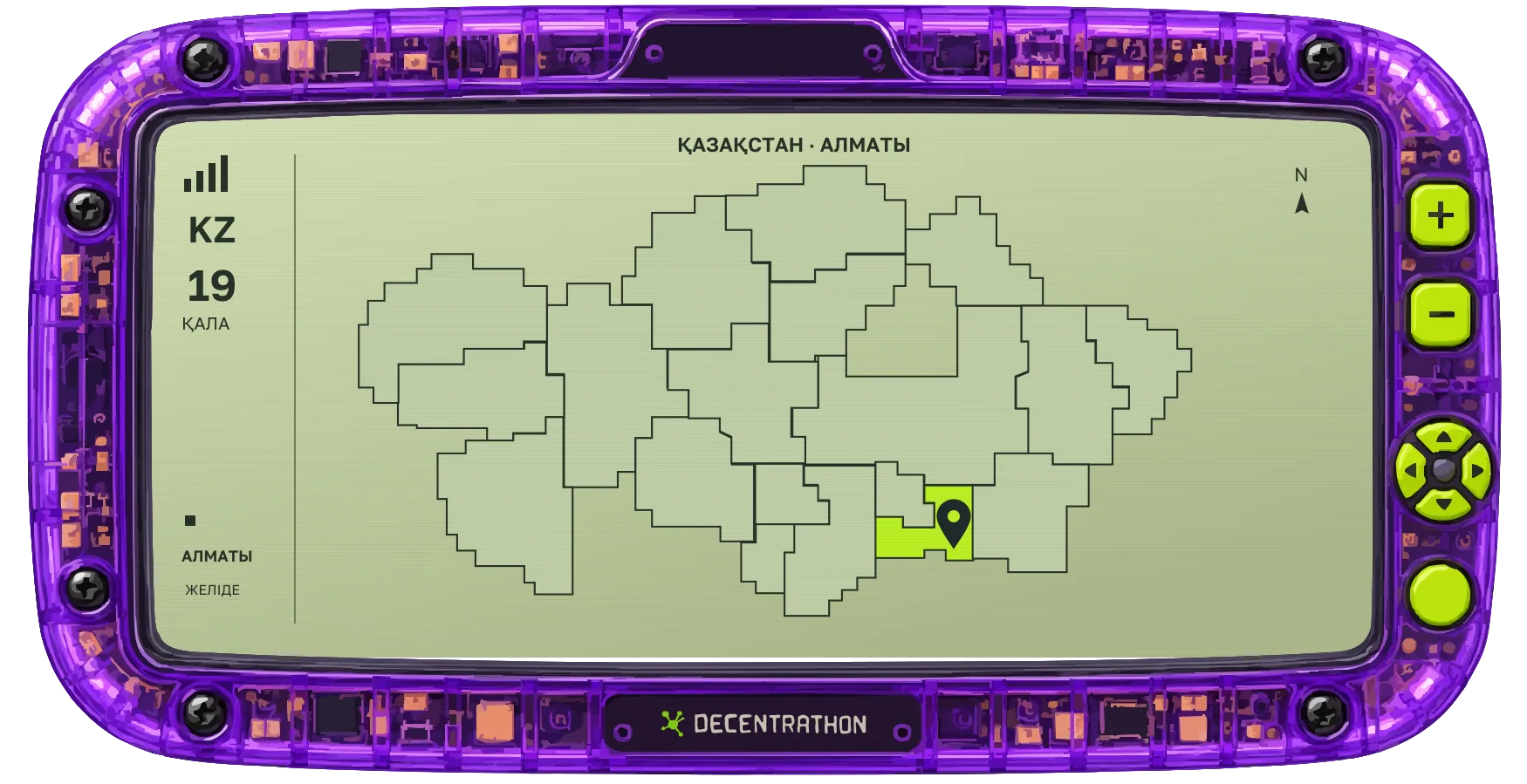 Қазақстан картасы: Алматы
